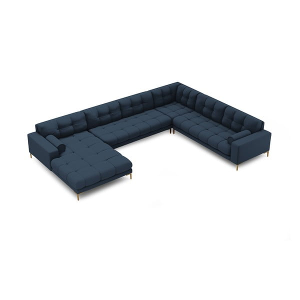 Modra kotna sedežna garnitura (desni kot) Bali – Cosmopolitan Design-image-4