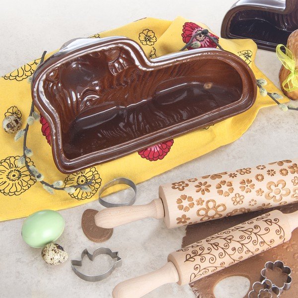 Keramičen model za pecivo v obliki jagnjeta 10x34 cm Beránek – Orion-image-1