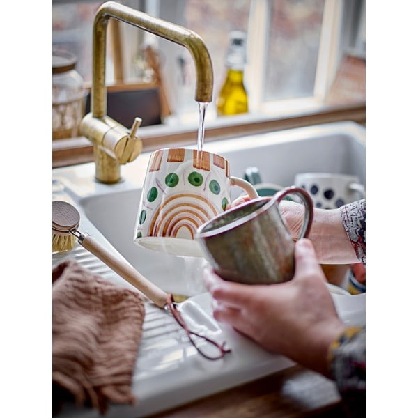 Zelena/rjava lončena skodelica 515 ml Shama – Bloomingville-image-1