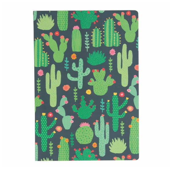 Sass & Belle Barvita beležnica za kaktuse