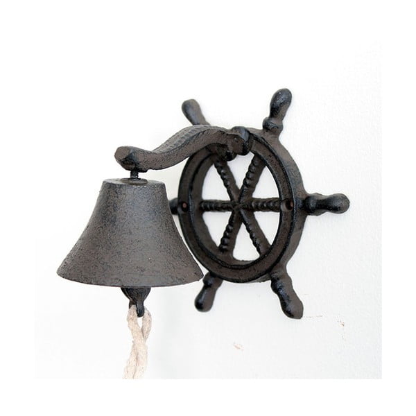 Stenski zvon iz litega železa Morje, temno