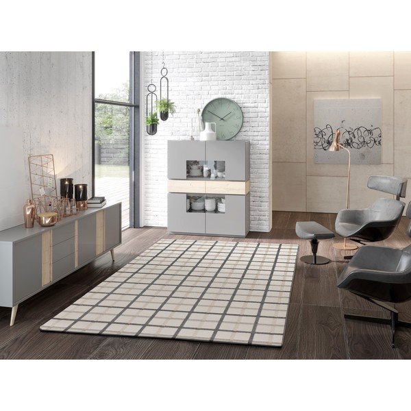 Siva/kremno bela preproga 160x230 cm Karisma – Universal-image-1