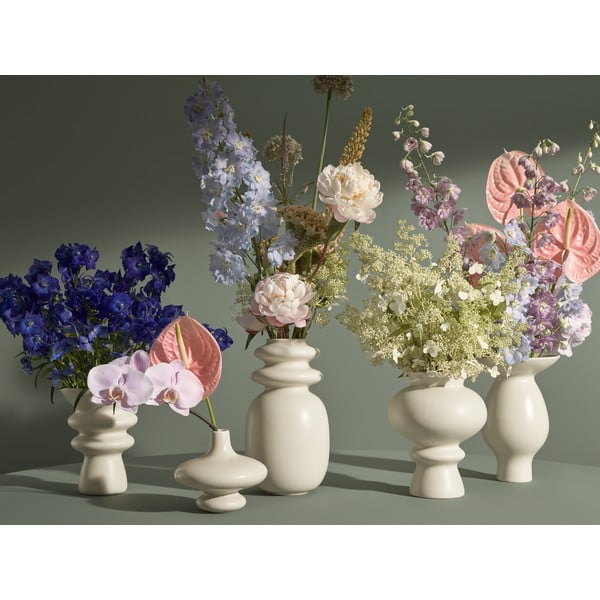 Keramična vaza v kremno beli barvi Kähler Design Kontur, višina 29 cm-image-3