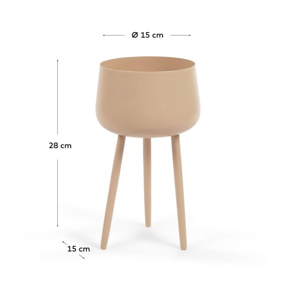 Kovinsko stojalo za cvetlične lonce ø 15 cm (višina 28 cm) Apia – Kave Home-image-3