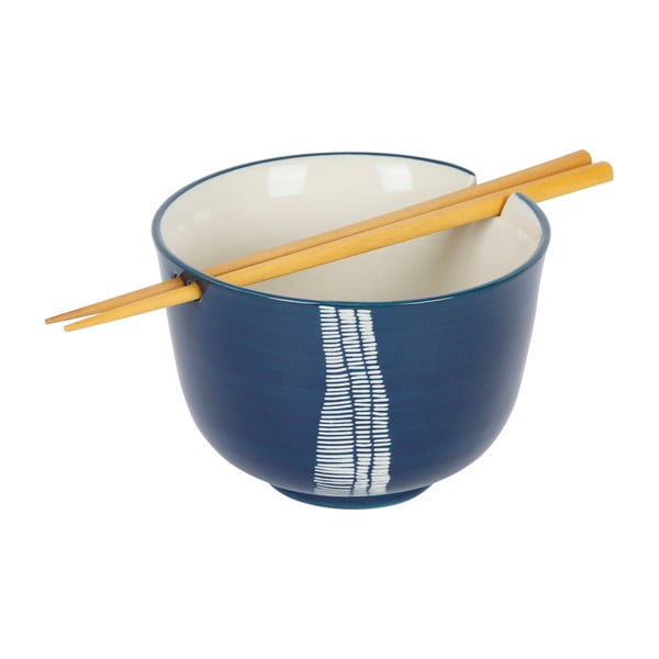 Temno modra kamnita skleda ø 13 cm Linge - Sema