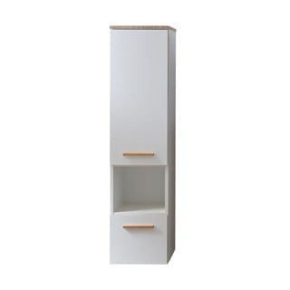 Bela visoka stenska kopalniška omarica 30x123 cm - Pelipal