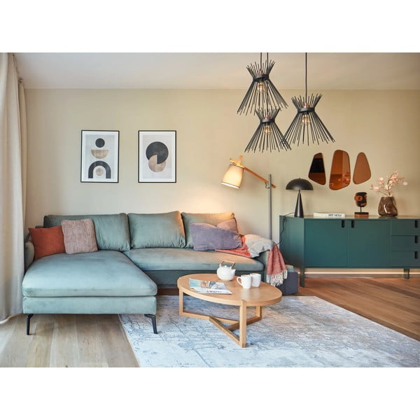 Bež preproga iz viskoze Universal Margot Azul, 60 x 110 cm-image-1