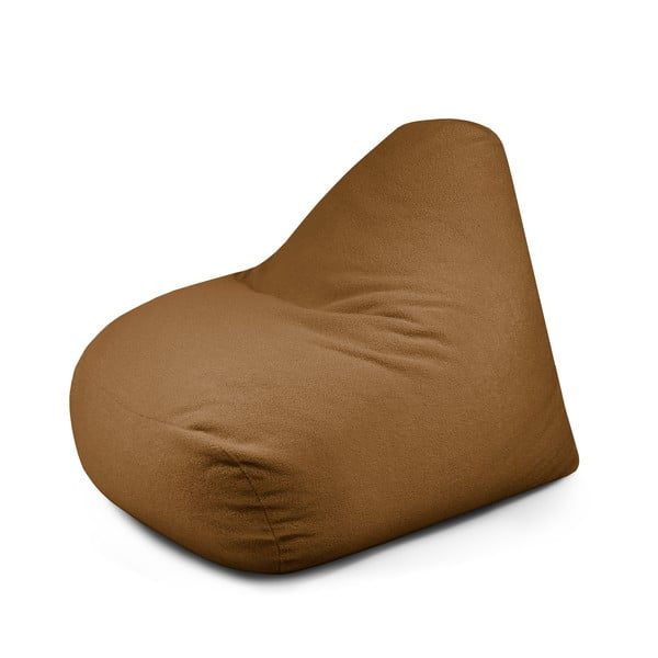 Rjava vreča za sedenje iz tkanine bouclé Snug 100 – SLOWDOWN