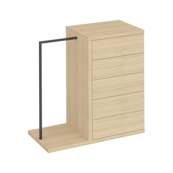 Komoda v dekorju hrasta 105x113 cm Hugo - TemaHome-image-2