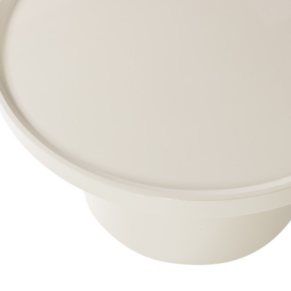 Sivo-bež okrogla klubska mizica ø 70 cm Veluna – WOOOD-image-2