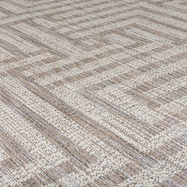 Sivo-bež zunanja preproga 290x200 cm Salerno - Flair Rugs-image-2