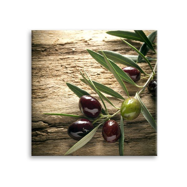Slika Styler Glas Kuhinjske olive 4, 30 x 30 cm