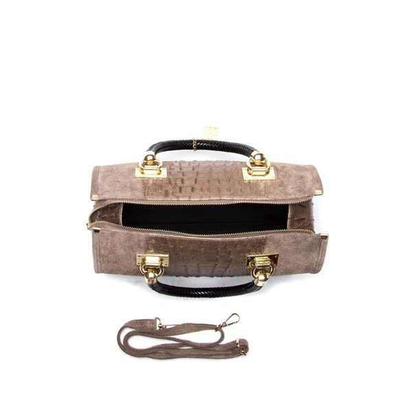 Usnjena torbica Isabella Rhea 822, bež-image-4