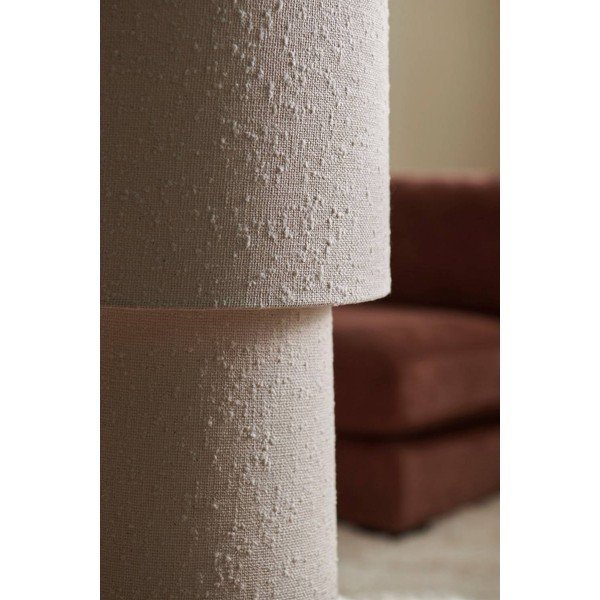 Kremno bela bouclé stoječa svetilka (višina 119 cm) Philo – Ellos Home-image-2