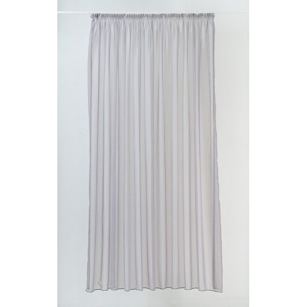 Siva prosojna zavesa 140x245 cm Voile – Mendola Fabrics-image-1