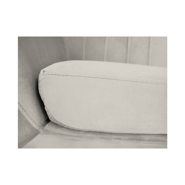 Krem fotelj Mazzini Sofas Benito-image-3