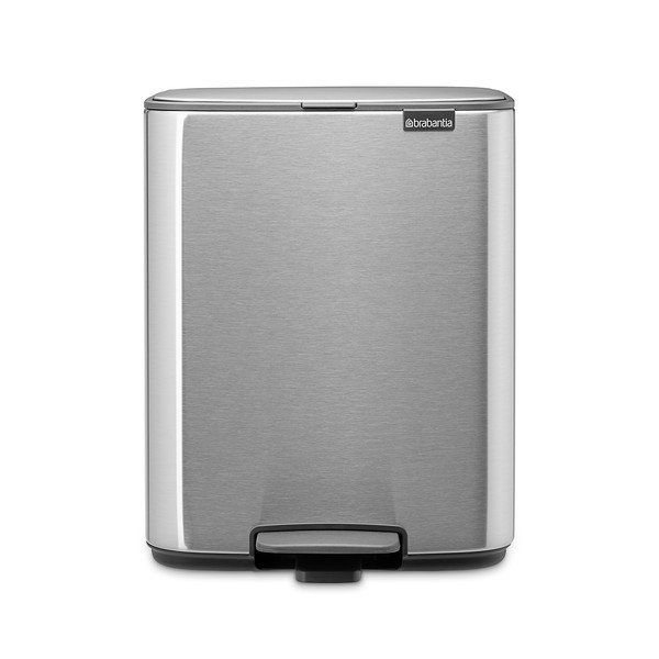 Jeklen koš za smeti s pedalom v mat srebrni barvi 12 l Bo – Brabantia-image-4