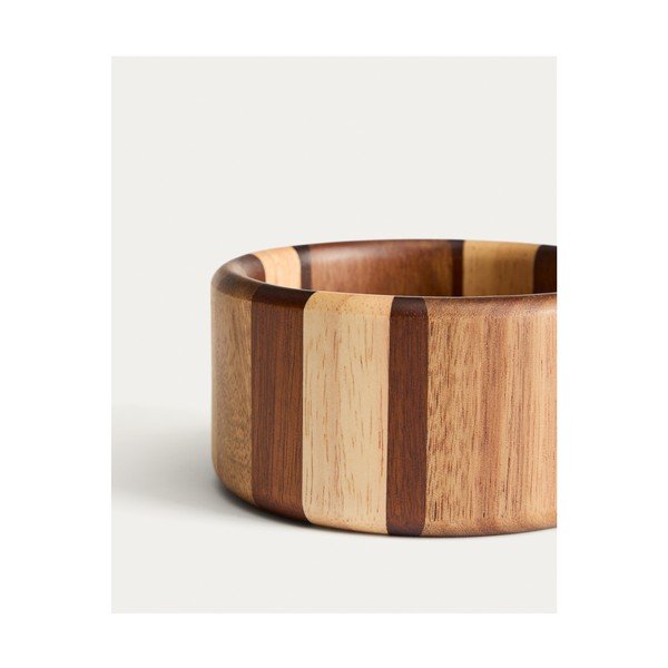 Lesena skledica za serviranje v naravni barvi Nover – Kave Home-image-4