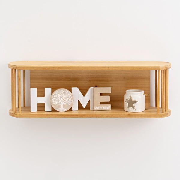 Polica za slike iz masivnega topola v naravni barvi 60 cm Aspen – Casa Selección-image-1