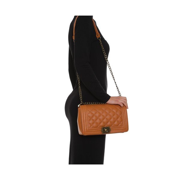 Usnjena torbica Anna Luchini 2064 Cognac-image-4