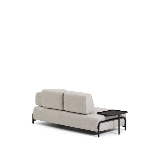 Sivo-bež sedežna garnitura 220 cm Compo – Kave Home-image-4