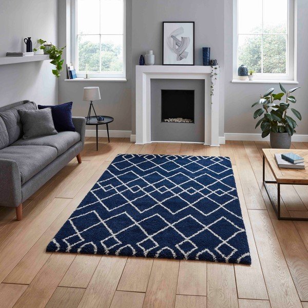 Temno modra preproga 120x170 cm Royal Nomadic – Think Rugs-image-1