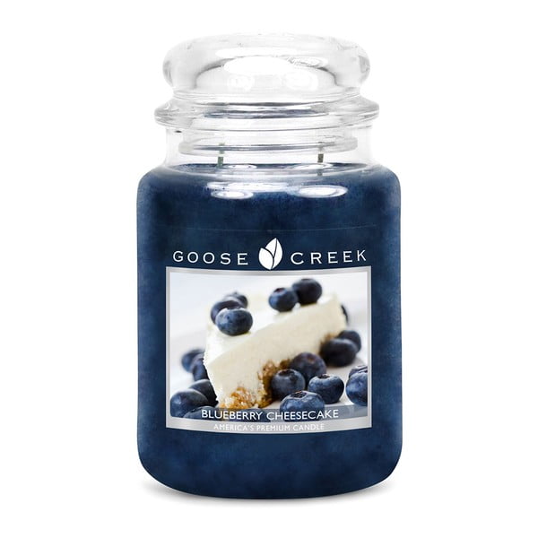 Dišeča sveča v steklenem kozarcu Goose Creek Blueberry Pie, 0,68 kg