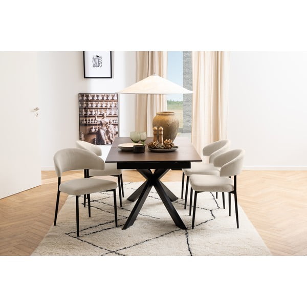 Keramična raztegljiva jedilna miza 90x210 cm Irwine – Actona-image-1