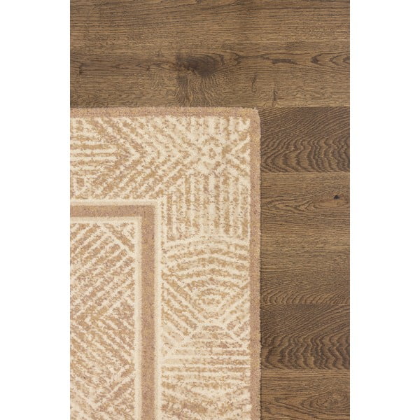 Bež volnena preproga 133x180 cm Jenny – Agnella-image-3