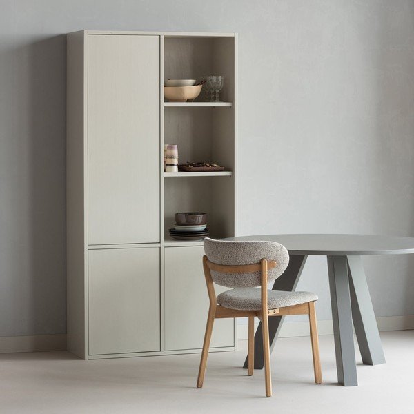 Okrogla jedilna miza iz masivnega hrasta ø 129 cm Rhonda – WOOOD-image-1