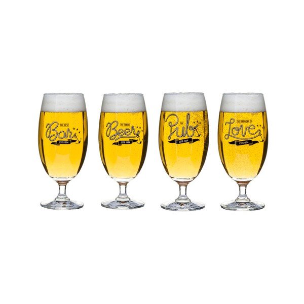 Komplet 4 kozarcev Sagaform Club Beer, 420 ml-image-1