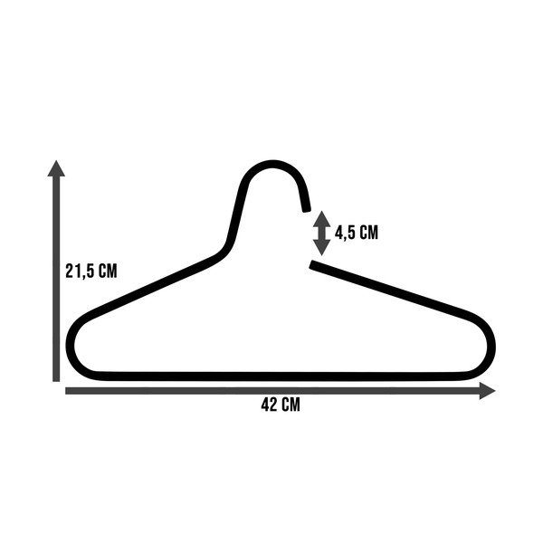 Kovinski obešalniki v kompletu 5 ks Victorie – Spinder Design-image-3