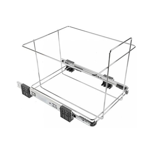 Siv plastičen koš za smeti 42+42 l za ločevanje odpadkov/izvlečni Ecofil – Elletipi-image-4