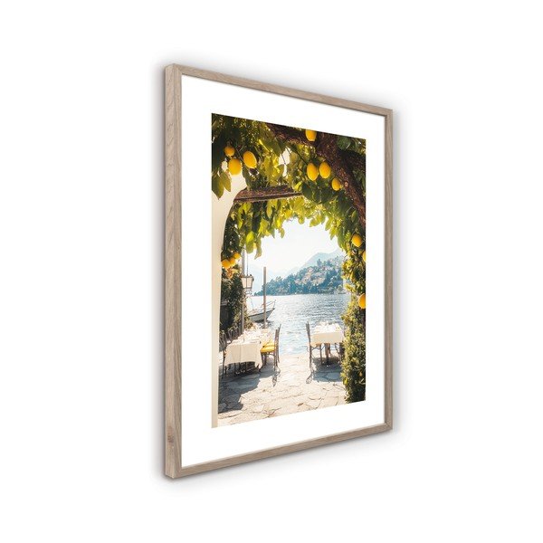 Tiskana slika z okvirjem 50x70 cm Lemon View – Styler-image-4