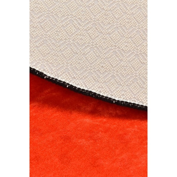 Oranžna otroška nedrseča preproga Conceptum Hypnose Basketball, ø 140 cm-image-1