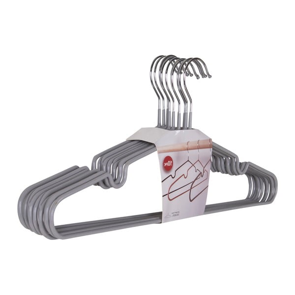 Kovinski obešalniki 10 kos Massa - House Nordic-image-1