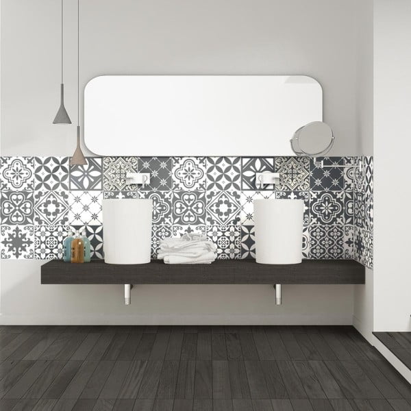 Komplet 15 nalepk Ambiance Wal, 10 x 10 cm-image-1