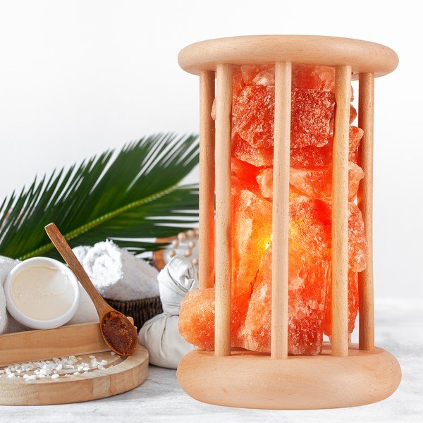 Oranžna solna lučka (višina 24 cm) Sally – LAMKUR-image-1