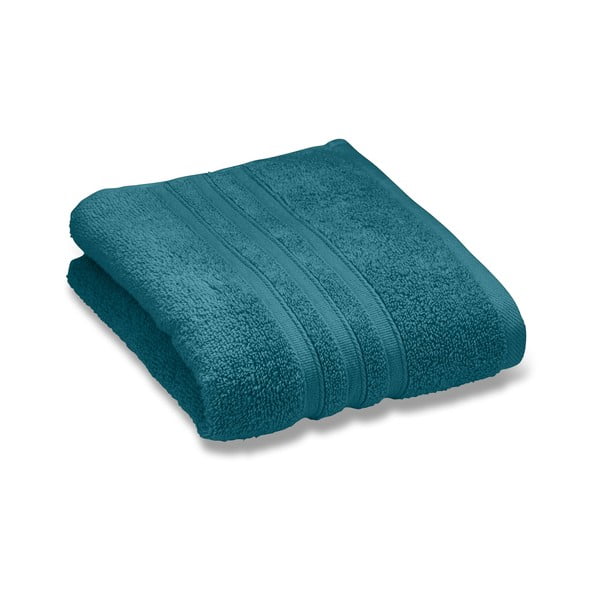 Zelenomodra frotirna bombažna brisača 50x85 cm Zero Twist – Catherine Lansfield