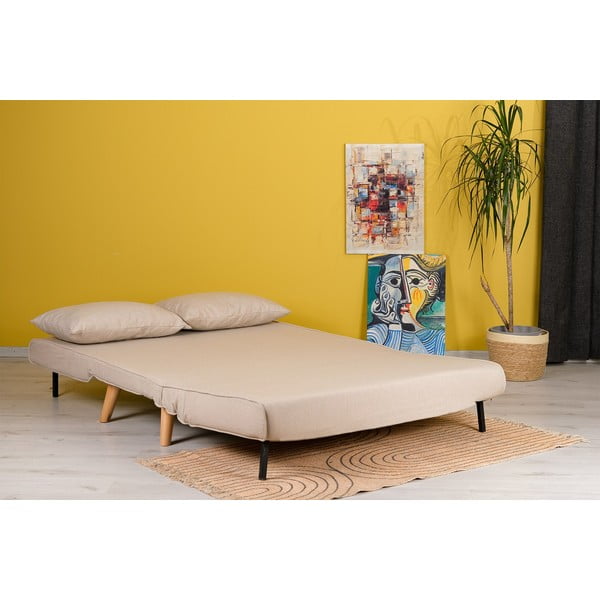 Bež raztegljiva sedežna garnitura 120 cm FoldeArtie – Artie-image-3