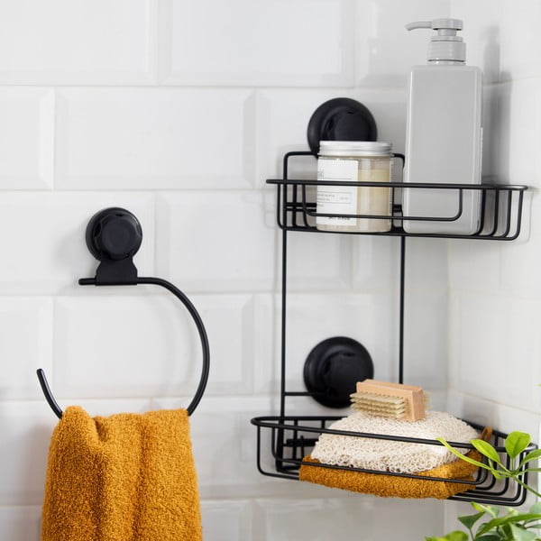 Držalo za brisače Compactor Bestlock Black Belt And Towel Support-image-1