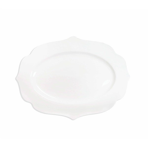 Pladenj iz porcelana new bone china 25x35 cm Queen – Brandani