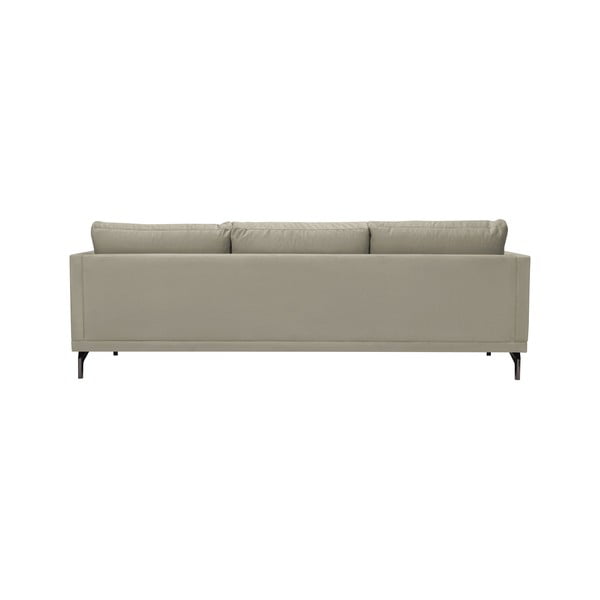 Bež kavč z naslonom za noge v črni barvi Windsor & Co Sofas Jupiter-image-3