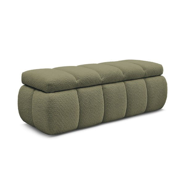 Zelena klop iz tkanine bouclé – Bobochic Paris-image-3