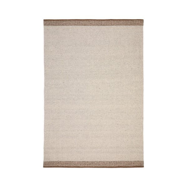Bež obojestranska ročno tkana volnena preproga 200x300 cm Nifelia – Kave Home