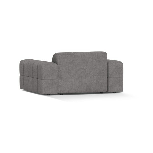 Siv fotelj iz šenilje Chicago – Cosmopolitan Design-image-2