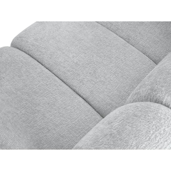 Svetlo siva modularna sedežna garnitura (desni kot) Lupine – Micadoni Home-image-1