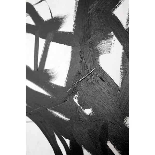 Ročno naslikana slika 100x100 cm Playblack 2 - Malerifabrikken-image-2