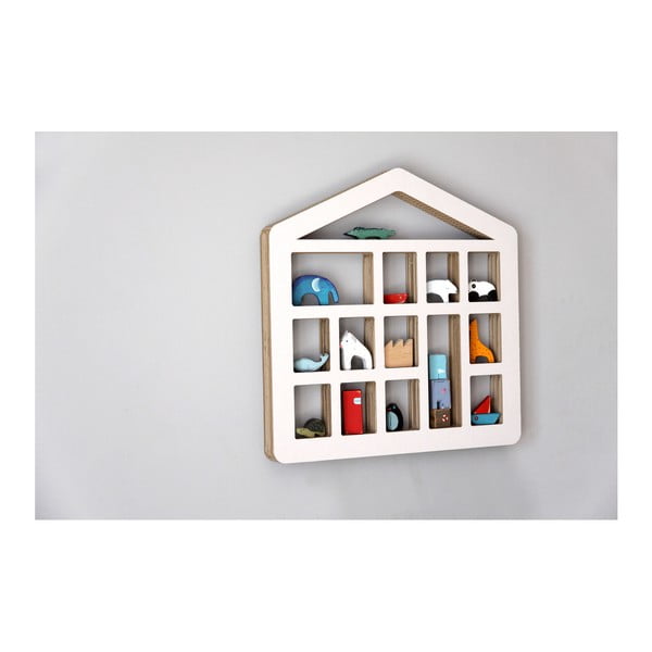 Polica Unlimited Design for kids House with Windows-image-3