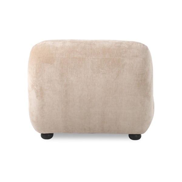 Bež žameten fotelj Wyatt – Dutchbone-image-4